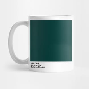 pantone 19-5220 TCX Botanical Garden Mug